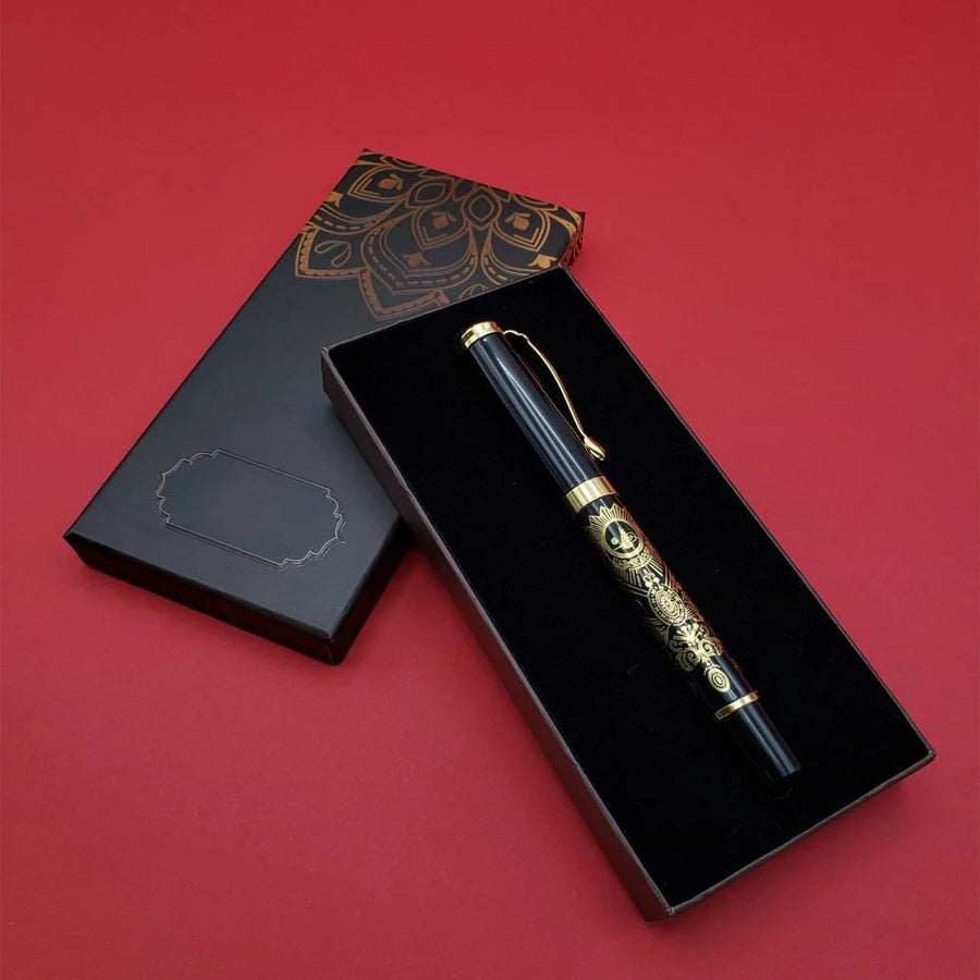 Osmanlı Tuğralı Roller Kalem – Özel Kutulu
